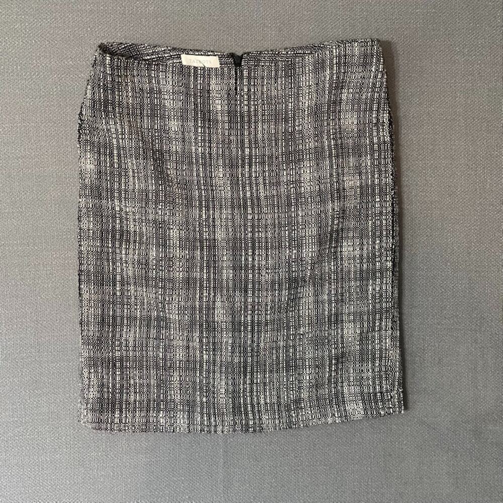 Talbots Skirt Women’s Size 14 Gray Black Tweed Look Lined